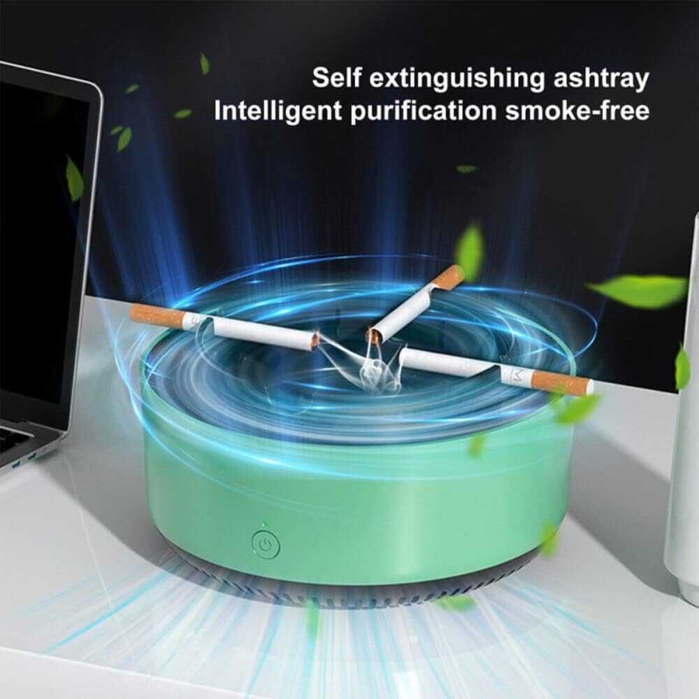 Smokeless Ashtray with Air Purifier (2-in-1)