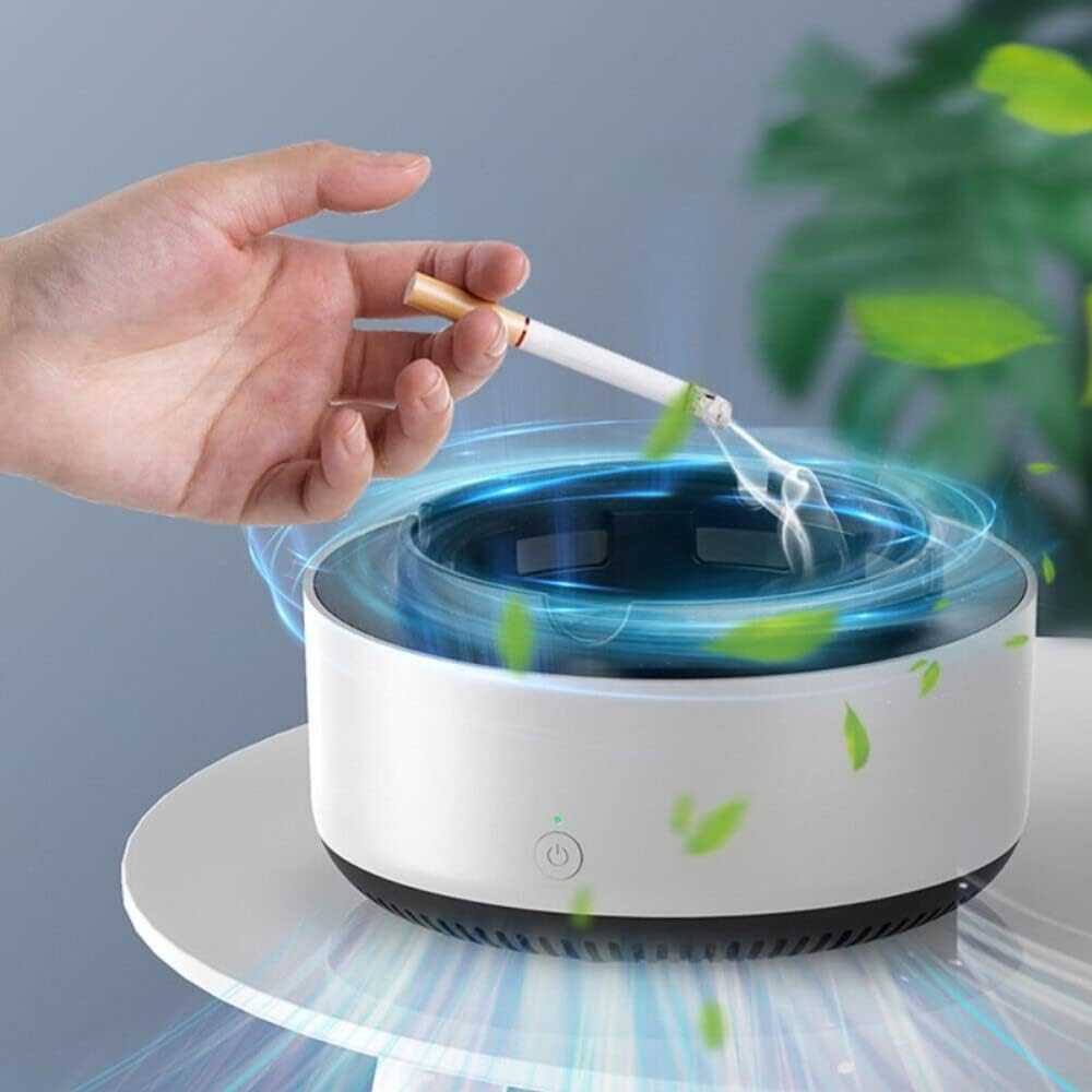 Smokeless Ashtray with Air Purifier (2-in-1)