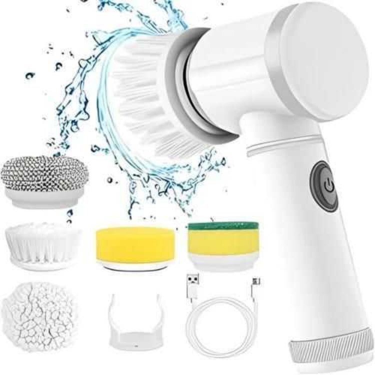 5-in-1 Power Scrub Brush | فرشاة تنظيف كهربائية 5 في 1