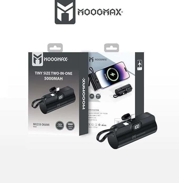 Moogmax - Portable Mini Power Bank