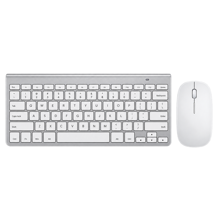 Usb Slim Mouse Mini Wireless Keyboard