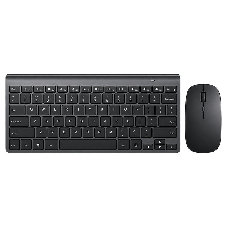 Usb Slim Mouse Mini Wireless Keyboard