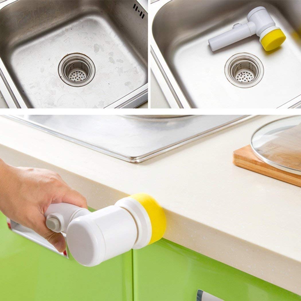 5-in-1 Power Scrub Brush | فرشاة تنظيف كهربائية 5 في 1